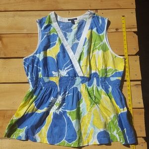 Tommy Floral summer tank size 22